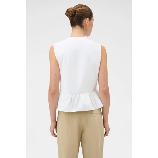 Oroton Oxford Peplum Top - Oroton Tops - Australian Heritage Luxury - Shop at Luxury Shoes 