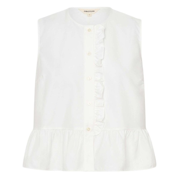 Oroton Oxford Peplum Top