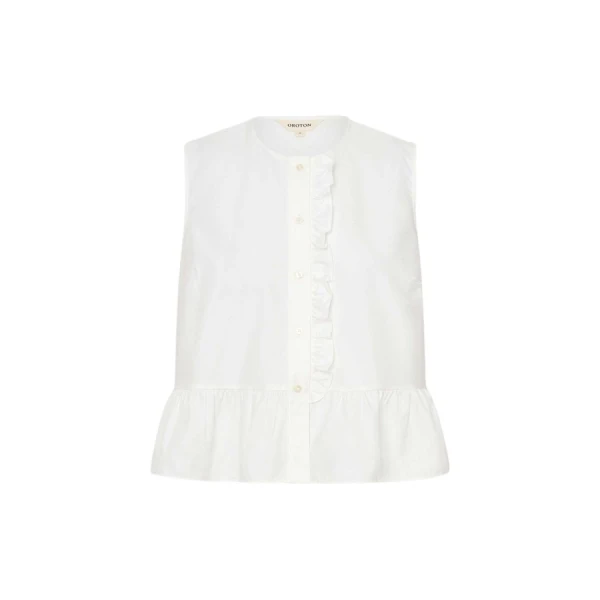 Oroton Oxford Peplum Top - Oroton Tops - Australian Heritage Luxury - Shop at Luxury Shoes 
