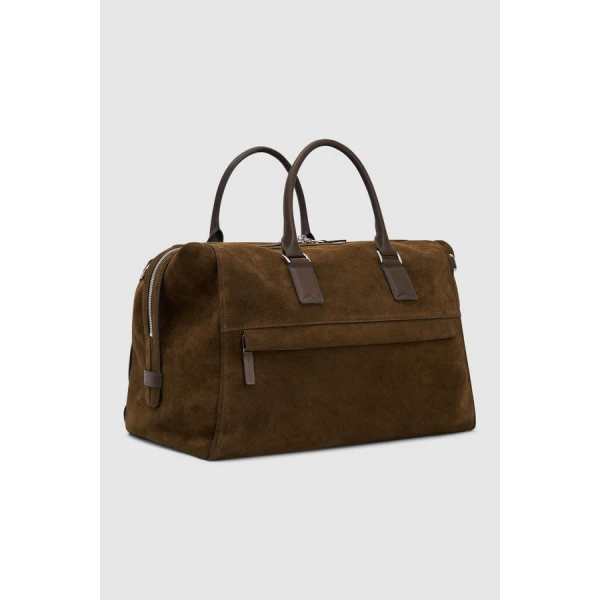 Oroton Paxton Suede Weekender - Bags - Australian Luxury Leather Handbag at Luxury Shoes 
