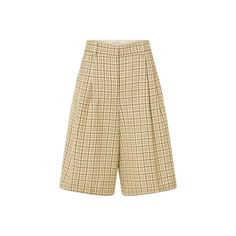 Oroton Pleat Check Short - Oroton Shorts - Australian Heritage Luxury - Shop at Luxury Shoes 