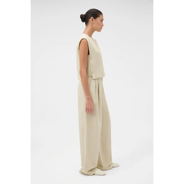 Oroton Pleat Detail Pant - Oroton Pants - Australian Heritage Luxury - Shop at Luxury Shoes 