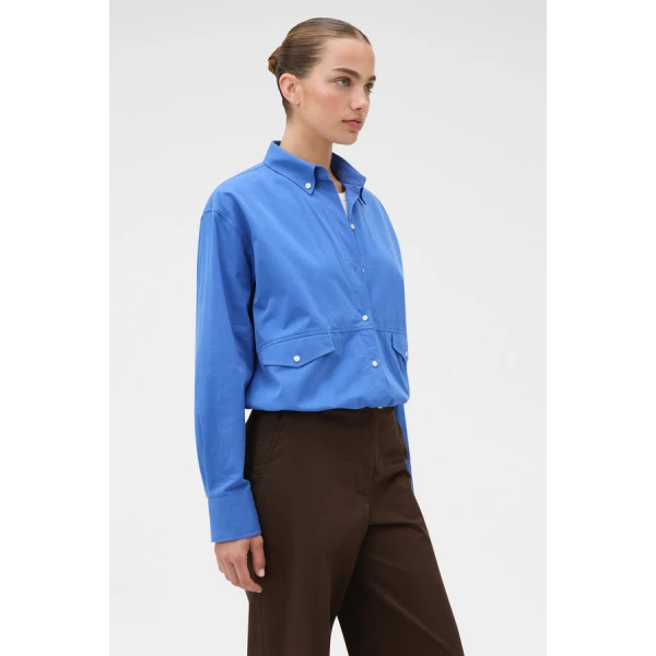 Oroton Poplin Drawstring Shirt - Oroton Tops - Australian Heritage Luxury - Shop at Luxury Shoes 