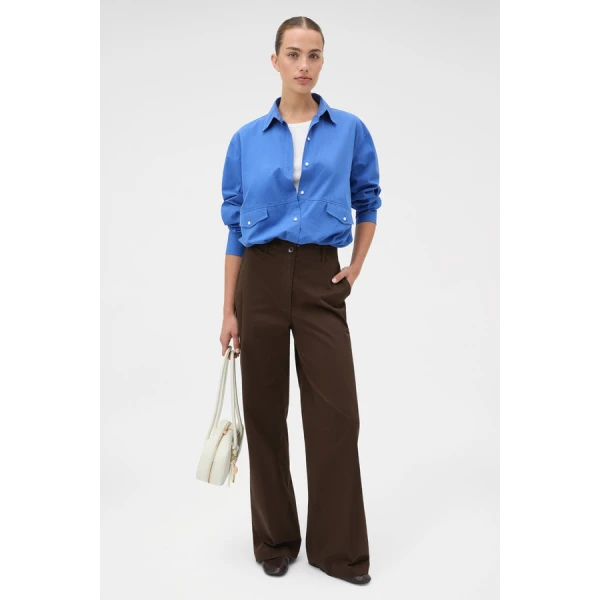 Oroton Poplin Drawstring Shirt - Oroton Tops - Australian Heritage Luxury - Shop at Luxury Shoes 