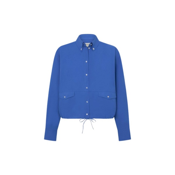 Oroton Poplin Drawstring Shirt - Oroton Tops - Australian Heritage Luxury - Shop at Luxury Shoes 