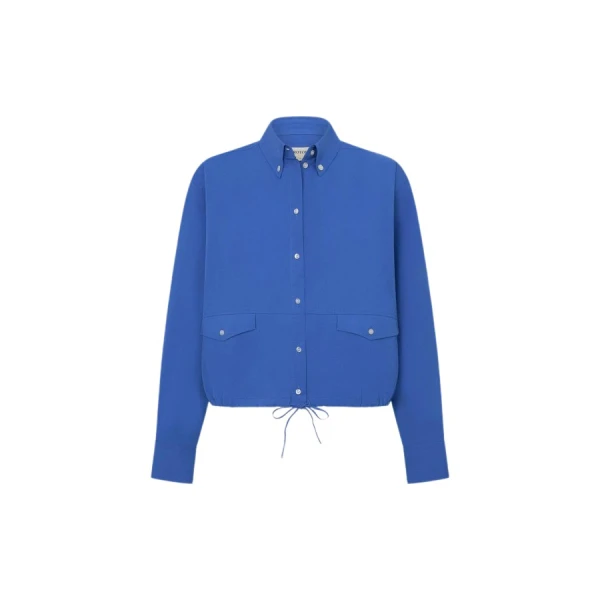 Oroton Poplin Drawstring Shirt - Oroton Tops - Australian Heritage Luxury - Shop at Luxury Shoes 