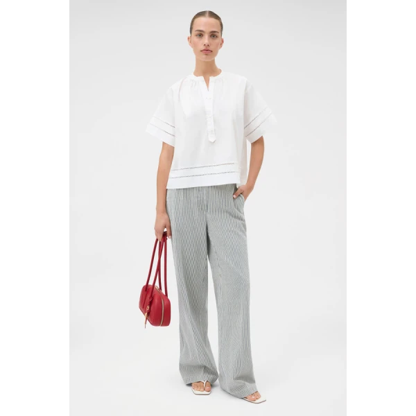 Oroton Railroad Folk Straight Leg Pant - Oroton Pants - Australian Heritage Luxury - Shop at Luxury Shoes 