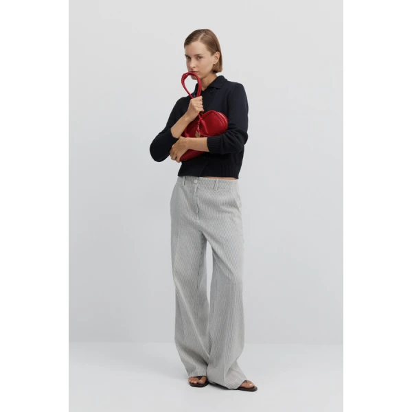 Oroton Railroad Folk Straight Leg Pant - Oroton Pants - Australian Heritage Luxury - Shop at Luxury Shoes 
