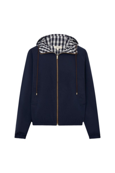 Oroton Reversible Check Windbreaker - Oroton Jackets - Australian Heritage Luxury - Shop at Luxury Shoes 