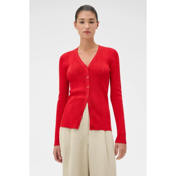 Oroton Ribbed Cardigan - Oroton Knitwear - Australian Heritage Luxury - Shop at Luxury Shoes 