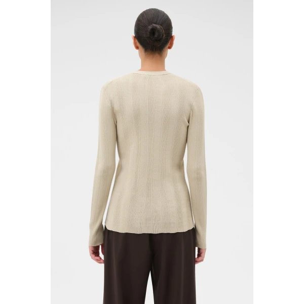 Oroton Ribbed Cardigan - Oroton Knitwear - Australian Heritage Luxury - Shop at Luxury Shoes 