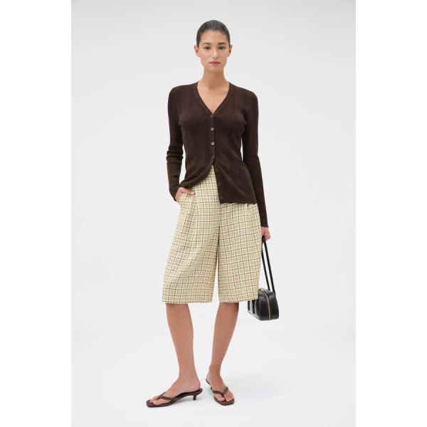 Oroton Ribbed Cardigan - Oroton Knitwear - Australian Heritage Luxury - Shop at Luxury Shoes 