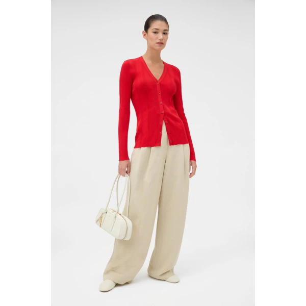 Oroton Ribbed Cardigan - Oroton Knitwear - Australian Heritage Luxury - Shop at Luxury Shoes 