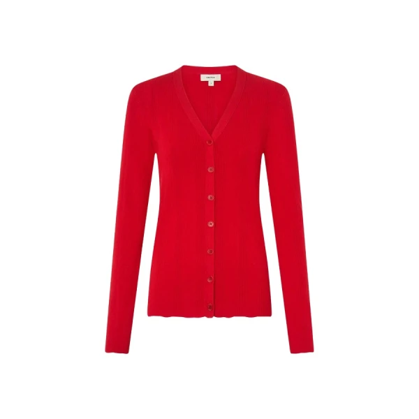 Oroton Ribbed Cardigan - Oroton Knitwear - Australian Heritage Luxury - Shop at Luxury Shoes 