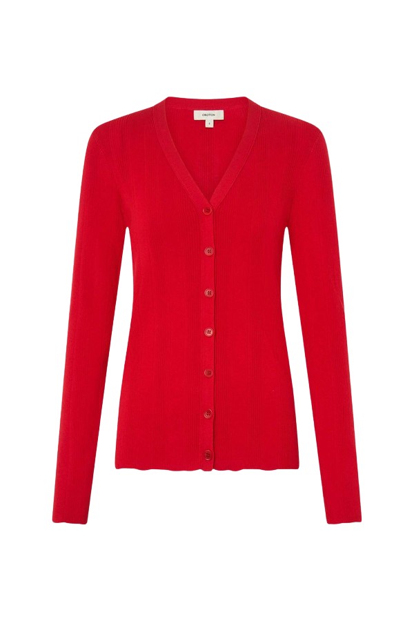 Oroton Ribbed Cardigan - Oroton Knitwear - Australian Heritage Luxury - Shop at Luxury Shoes 