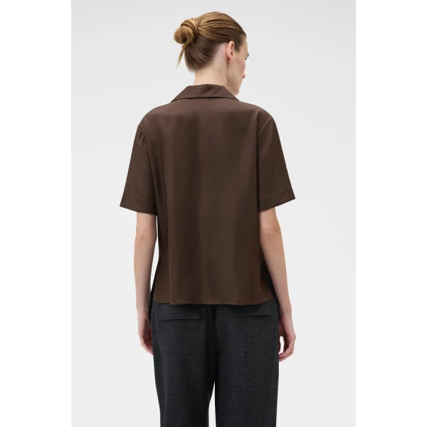 Oroton Ribbon Trim Camp Shirt - Oroton Tops - Australian Heritage Luxury - Shop at Luxury Shoes 