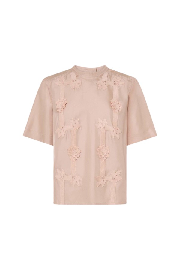 Oroton Ribbon Trim Top - Oroton Tops - Australian Heritage Luxury - Shop at Luxury Shoes 
