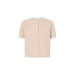Oroton Short Sleeve Crew Cardigan - Oroton Knitwear - Australian Heritage Luxury - Shop at Luxury Shoes 