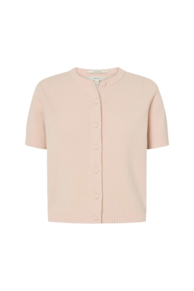 Oroton Short Sleeve Crew Cardigan - Oroton Knitwear - Australian Heritage Luxury - Shop at Luxury Shoes 
