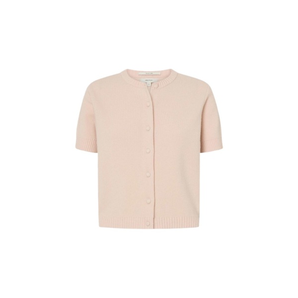 Oroton Short Sleeve Crew Cardigan - Oroton Knitwear - Australian Heritage Luxury - Shop at Luxury Shoes 