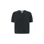 Oroton Short Sleeve Crew Cardigan - Oroton Knitwear - Australian Heritage Luxury - Shop at Luxury Shoes 