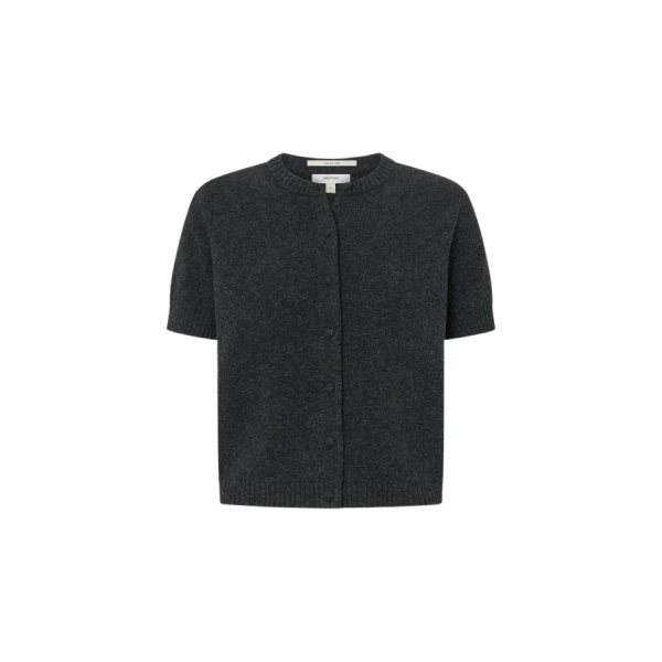 Oroton Short Sleeve Crew Cardigan - Oroton Knitwear - Australian Heritage Luxury - Shop at Luxury Shoes 