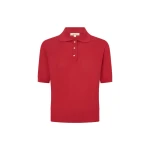 Oroton Short Sleeve Knit Polo - Oroton Tops - Australian Heritage Luxury - Shop at Luxury Shoes 