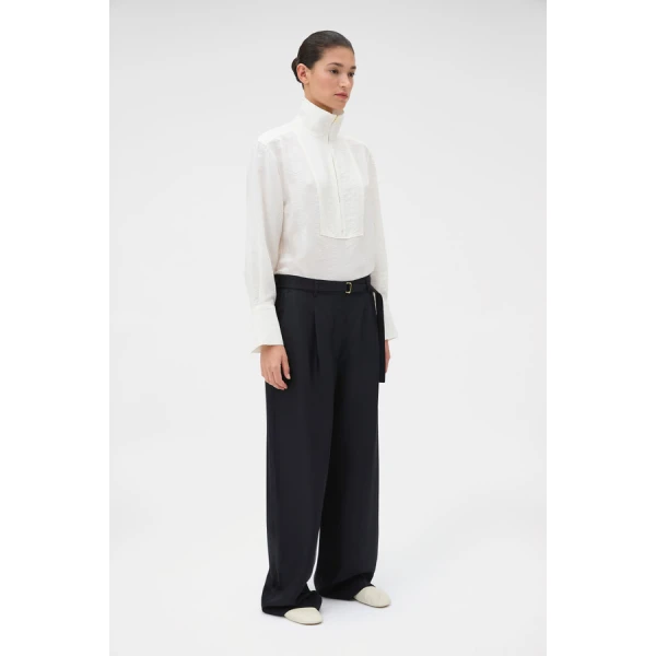Oroton Silk Belt Detail Pant - Oroton Pants - Australian Heritage Luxury - Shop at Luxury Shoes 