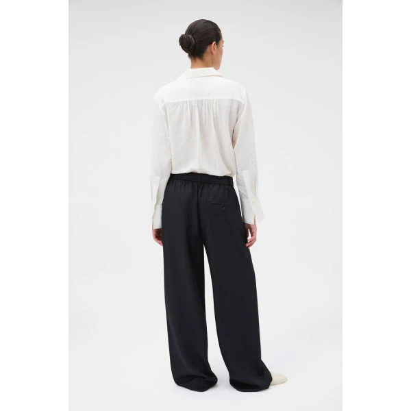 Oroton Silk Belt Detail Pant - Oroton Pants - Australian Heritage Luxury - Shop at Luxury Shoes 