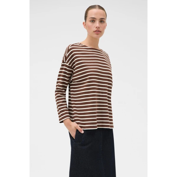 Oroton Stripe Market Tee - Oroton Tops - Australian Heritage Luxury - Shop at Luxury Shoes 