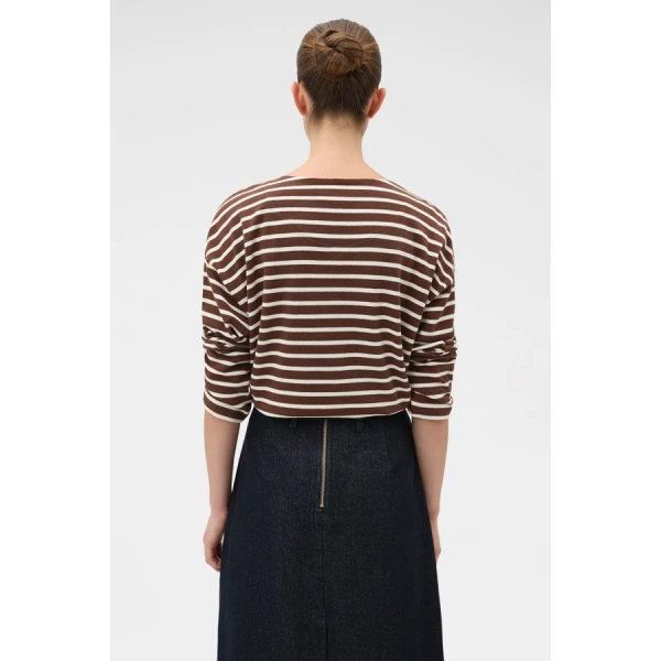 Oroton Stripe Market Tee - Oroton Tops - Australian Heritage Luxury - Shop at Luxury Shoes 