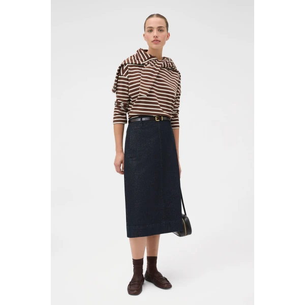 Oroton Stripe Market Tee - Oroton Tops - Australian Heritage Luxury - Shop at Luxury Shoes 