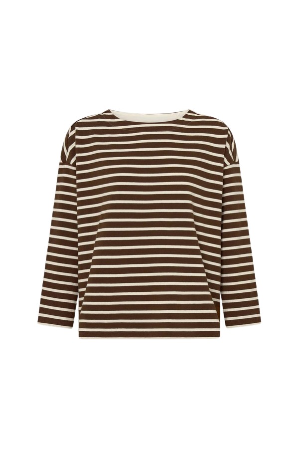 Oroton Stripe Market Tee - Oroton Tops - Australian Heritage Luxury - Shop at Luxury Shoes 