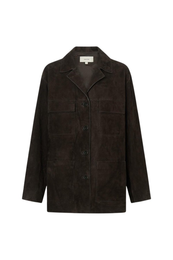 Oroton Suede Jacket - Oroton Jackets - Australian Heritage Luxury - Shop at Luxury Shoes 
