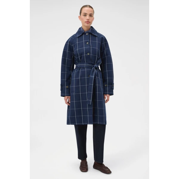 Oroton Sunday Check Mac - Oroton Coats - Australian Heritage Luxury - Shop at Luxury Shoes 