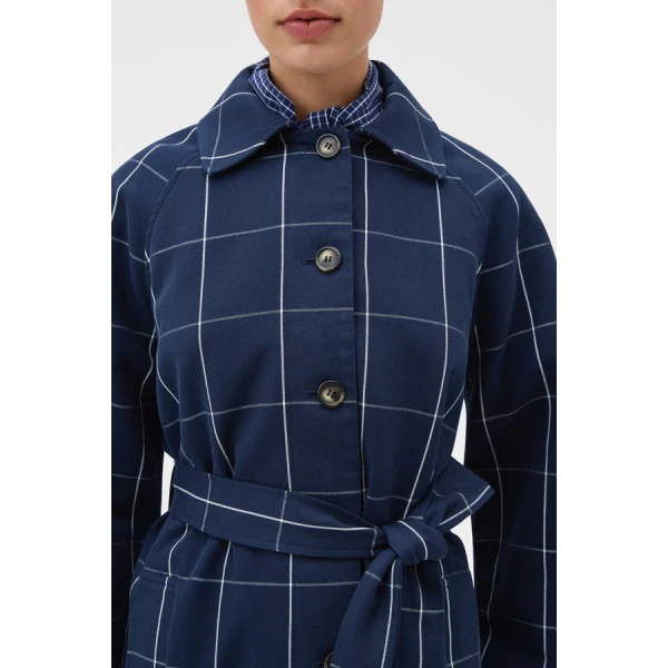 Oroton Sunday Check Mac - Oroton Coats - Australian Heritage Luxury - Shop at Luxury Shoes 