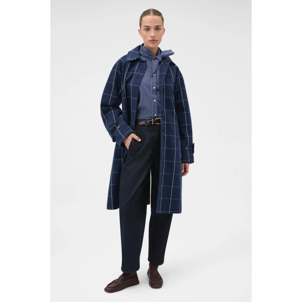 Oroton Sunday Check Mac - Oroton Coats - Australian Heritage Luxury - Shop at Luxury Shoes 