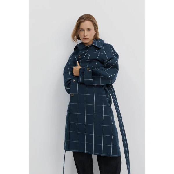 Oroton Sunday Check Mac - Oroton Coats - Australian Heritage Luxury - Shop at Luxury Shoes 