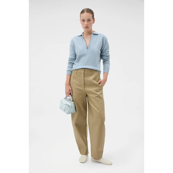 Oroton Tailored Curved Leg Pant - Oroton Pants - Australian Heritage Luxury - Shop at Luxury Shoes 