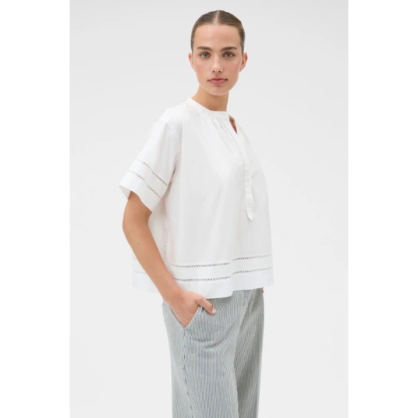 Oroton Trim Detail Smock - Oroton Tops - Australian Heritage Luxury - Shop at Luxury Shoes 