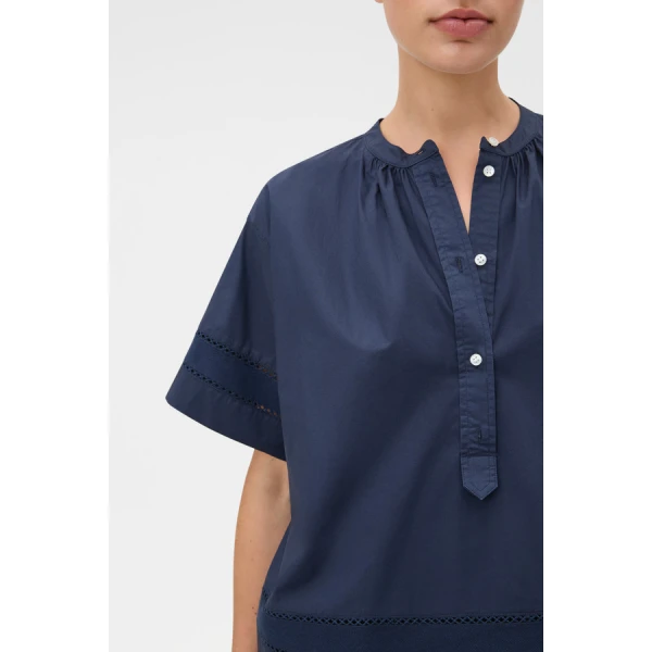 Oroton Trim Detail Smock - Oroton Tops - Australian Heritage Luxury - Shop at Luxury Shoes 