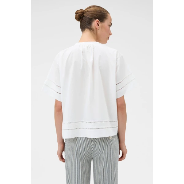 Oroton Trim Detail Smock - Oroton Tops - Australian Heritage Luxury - Shop at Luxury Shoes 