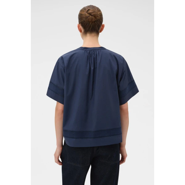 Oroton Trim Detail Smock - Oroton Tops - Australian Heritage Luxury - Shop at Luxury Shoes 