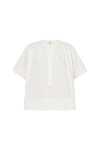 Oroton Trim Detail Smock - Oroton Tops - Australian Heritage Luxury - Shop at Luxury Shoes 