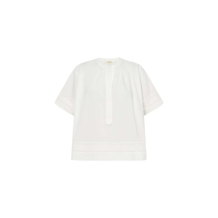 Oroton Trim Detail Smock - Oroton Tops - Australian Heritage Luxury - Shop at Luxury Shoes 