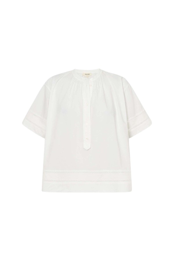 Oroton Trim Detail Smock - Oroton Tops - Australian Heritage Luxury - Shop at Luxury Shoes 