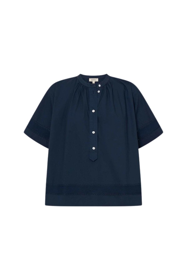 Oroton Trim Detail Smock Top