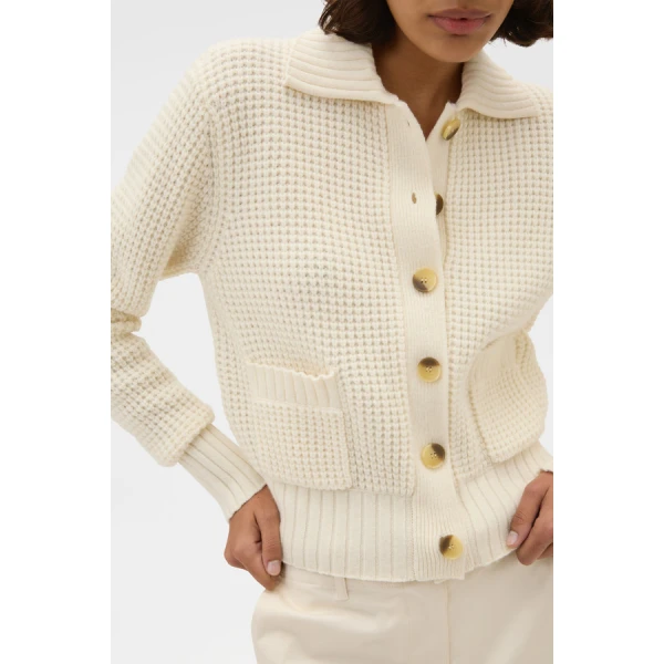 Oroton Waffle Cardigan - Oroton Knitwear - Australian Heritage Luxury - Shop at Luxury Shoes 
