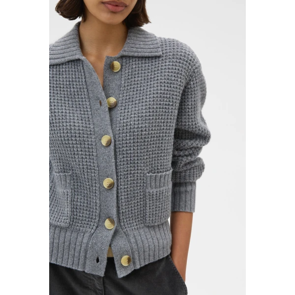 Oroton Waffle Cardigan - Oroton Knitwear - Australian Heritage Luxury - Shop at Luxury Shoes 
