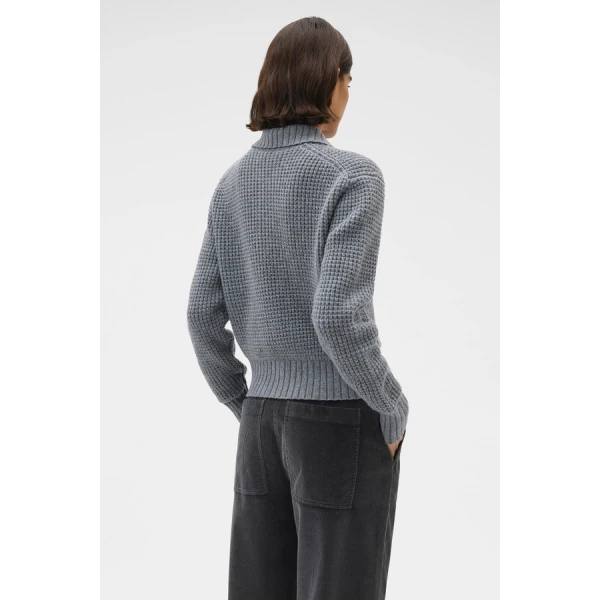 Oroton Waffle Cardigan - Oroton Knitwear - Australian Heritage Luxury - Shop at Luxury Shoes 